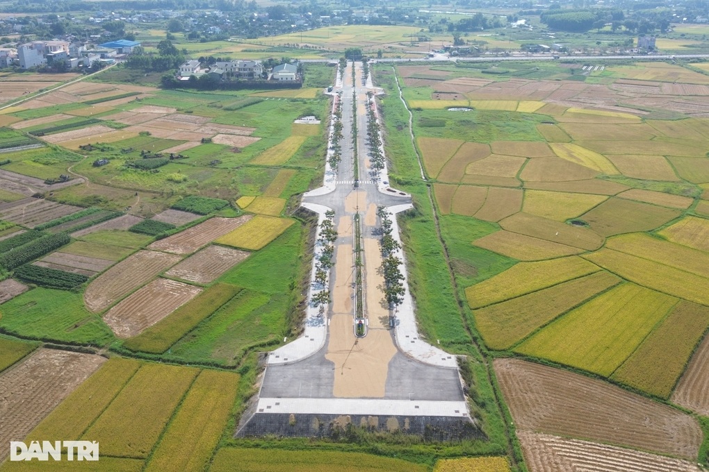 Đường 34 tỷ đồng vô dụng, thành chỗ phơi lúa - 1 Đường 34 tỷ đồng vô dụng, thành chỗ phơi lúa - 1